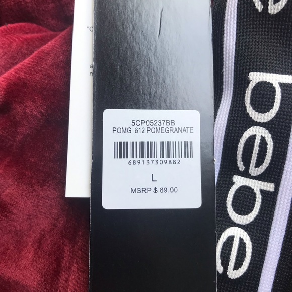 SOLD - Bebe Velour Jogger - NWT - Large - Picture 9 of 16